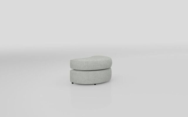 Aurora Fabric Large Twister Footstool  - poltronesofà at ScS