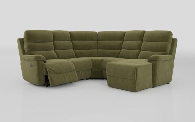 Ossett 2 Corner 2 Right Hand Facing Chaise Left Hand Facing Power Sofa with Head Tilt - poltronesofà at ScS