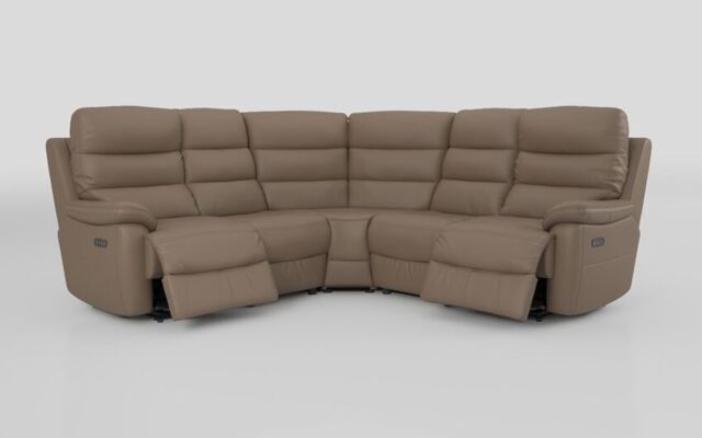 Ossett 2 Corner 2 Power Sofa with Head Tilt - poltronesofà at ScS