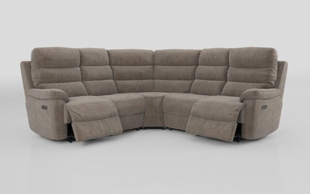 Ossett 2 Corner 2 Power Sofa with Head Tilt  - poltronesofà at ScS