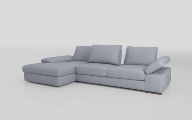 Savazza 4 Seater Sofa with Adjustable Back Rest Left Hand Facing Lounger  - poltronesofà at ScS