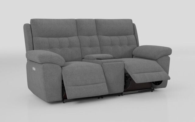 Belford 2 Seater Power Recliner Sofa with Media Console  - poltronesofà at ScS