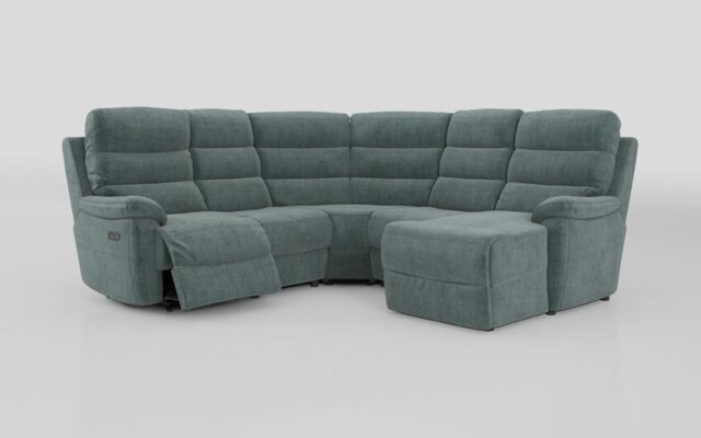 Ossett 2 Corner 2 Right Hand Facing Chaise Left Hand Facing Power Sofa with Head Tilt - poltronesofà at ScS