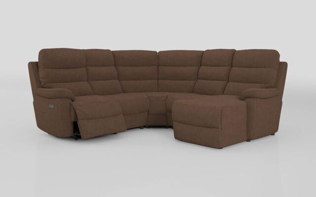 Ossett 2 Corner 2 Right Hand Facing Chaise Left Hand Facing Power Sofa with Head Tilt - poltronesofà at ScS