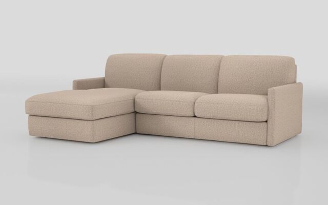 Barete Slim Arm 4 Seater Sofa Bed with Left Hand Facing Large Lounger - poltronesofà at ScS