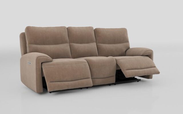 Caldbeck 3 Seater Power Recliner Sofa with Power Head Tilt - poltronesofà at ScS