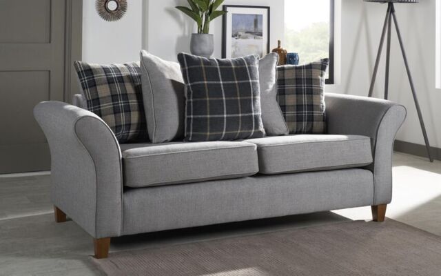 Hugo Fabric 3 Seater Scatter Back Sofa  - poltronesofà at ScS