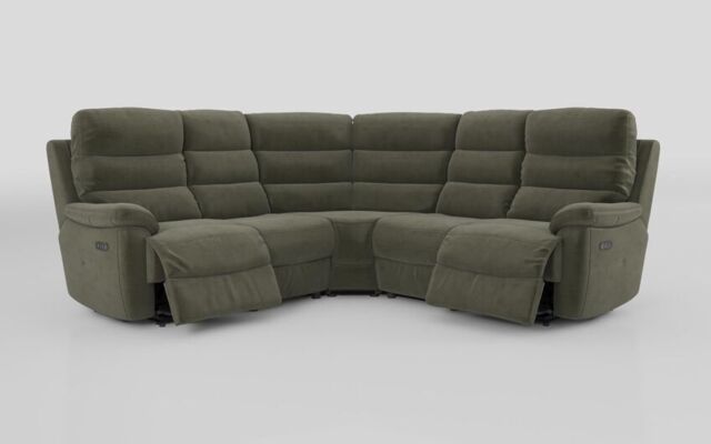 Ossett 2 Corner 2 Power Sofa with Head Tilt - poltronesofà at ScS