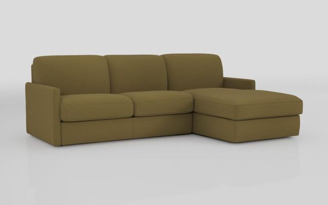 Barete Slim Arm 4 Seater Sofa Bed with Right Hand Facing Large Lounger  - poltronesofà at ScS