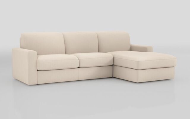 Barete Large Arm 4 Seater Sofa Bed with Right Hand Facing Large Lounger - poltronesofà at ScS