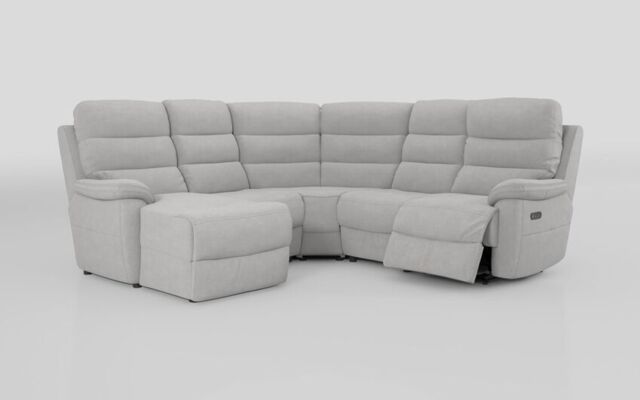 Ossett 2 Corner 2 Left Hand Facing Chaise Right Hand Facing Power Sofa with Head Tilt - poltronesofà at ScS