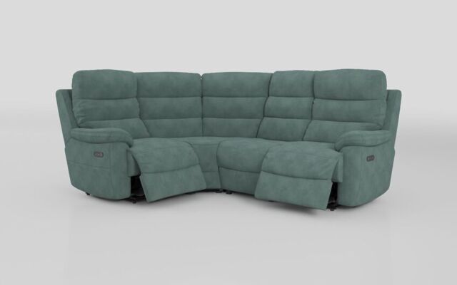 Ossett 1 Corner 2 Power Sofa with Head Tilt - poltronesofà at ScS