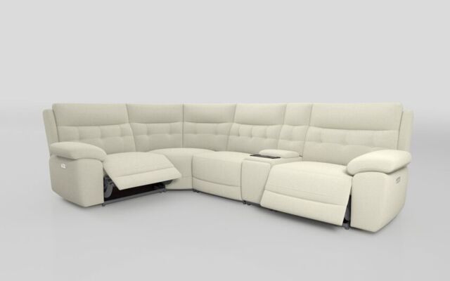 Belford 1 Corner 3 Power Recliner Sofa with Media Console - poltronesofà at ScS