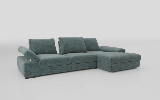 Savazza 4 Seater Sofa with Adjustable Back Rest Right Hand Facing Lounger - poltronesofà at ScS