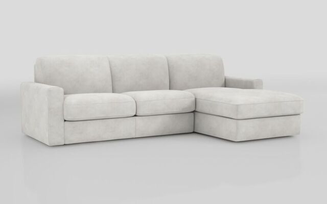 Barete Large Arm 4 Seater Sofa Bed with Right Hand Facing Large Lounger - poltronesofà at ScS