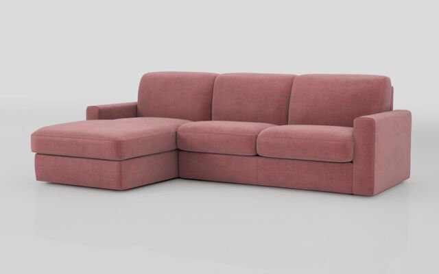 Barete Large Arm 4 Seater Sofa Bed with Left Hand Facing Large Lounger - poltronesofà at ScS