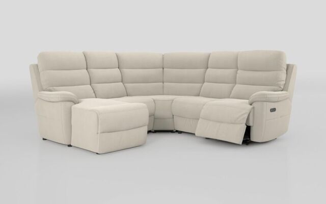Ossett 2 Corner 2 Left Hand Facing Chaise Right Hand Facing Power Sofa with Head Tilt - poltronesofà at ScS