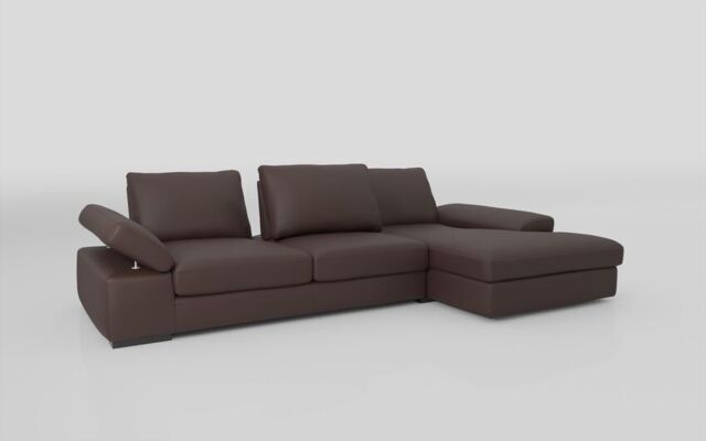 Savazza 4 Seater Sofa with Adjustable Back Rest Right Hand Facing Lounger - poltronesofà at ScS