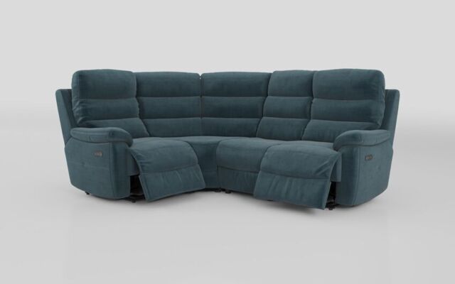 Ossett 1 Corner 2 Power Sofa with Head Tilt - poltronesofà at ScS