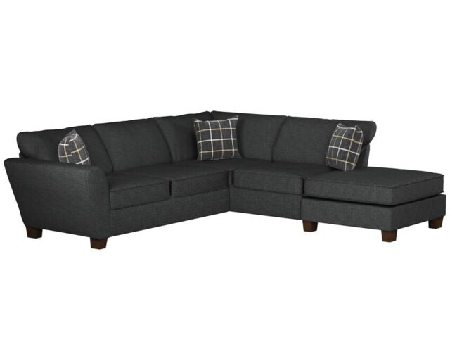 Theo Fabric 2 Corner 1 Right Hand Facing Chaise Standard Back Sofa  - poltronesofà at ScS