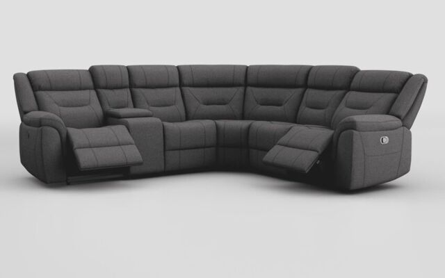 Adstock Power Recliner Chair with Power Head Tilt, Lumbar, Massage, Audio, Heat & LED Lights  - poltronesofà at ScS