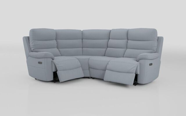 Ossett 1 Corner 2 Power Sofa with Head Tilt - poltronesofà at ScS