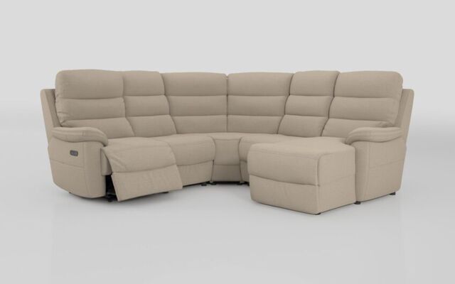 Ossett 2 Corner 2 Right Hand Facing Chaise Left Hand Facing Power Sofa with Head Tilt - poltronesofà at ScS