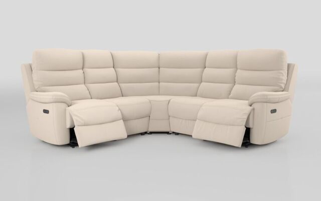 Ossett 2 Corner 2 Power Sofa with Head Tilt - poltronesofà at ScS