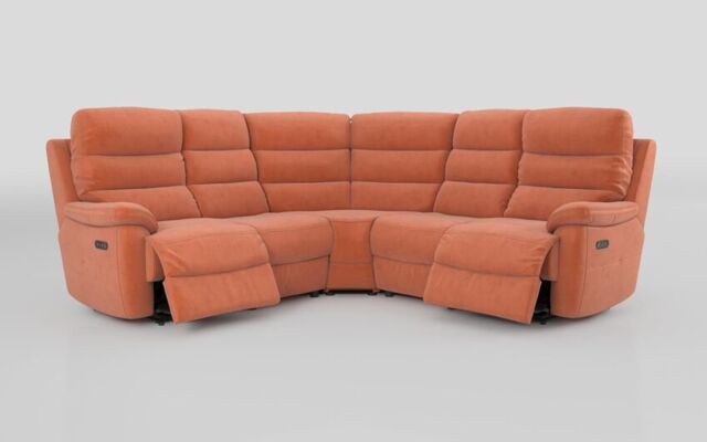Ossett 2 Corner 2 Power Sofa with Head Tilt - poltronesofà at ScS