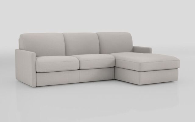 Barete Slim Arm 4 Seater Sofa Bed with Right Hand Facing Large Lounger  - poltronesofà at ScS