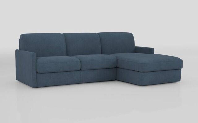 Barete Slim Arm 4 Seater Sofa Bed with Right Hand Facing Large Lounger  - poltronesofà at ScS
