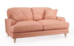 ScS Living Pink Marshmallow Fabric 2 Seater Sofa