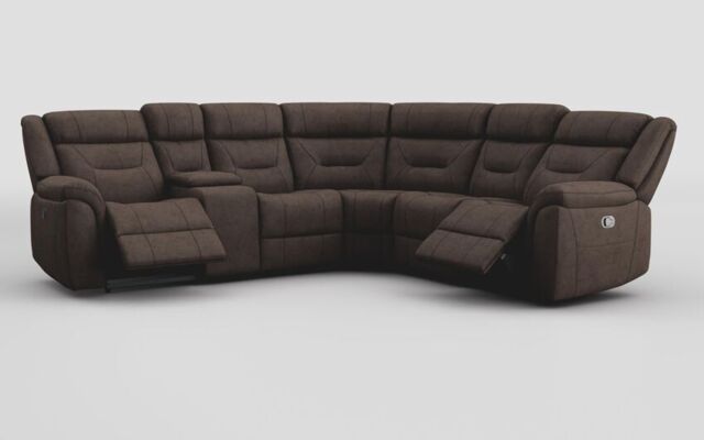 Adstock Power Recliner Chair with Power Head Tilt, Lumbar, Massage, Audio, Heat & LED Lights - poltronesofà at ScS