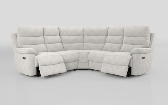 Ossett 2 Corner 2 Power Sofa with Head Tilt  - poltronesofà at ScS