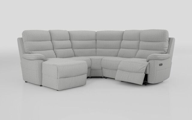 Ossett 2 Corner 2 Left Hand Facing Chaise Right Hand Facing Power Sofa with Head Tilt  - poltronesofà at ScS