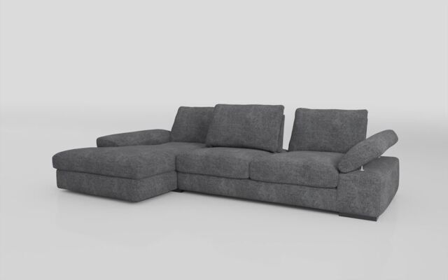 Savazza 4 Seater Sofa with Adjustable Back Rest Left Hand Facing Lounger - poltronesofà at ScS