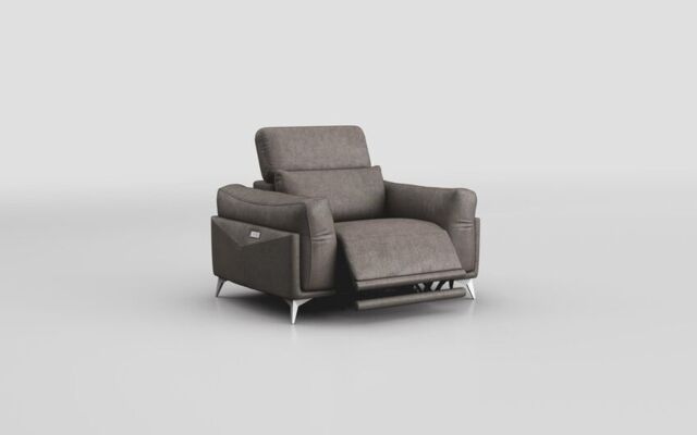 Gattolino Power Recliner Chair with Manual Head Tilt  - poltronesofà at ScS