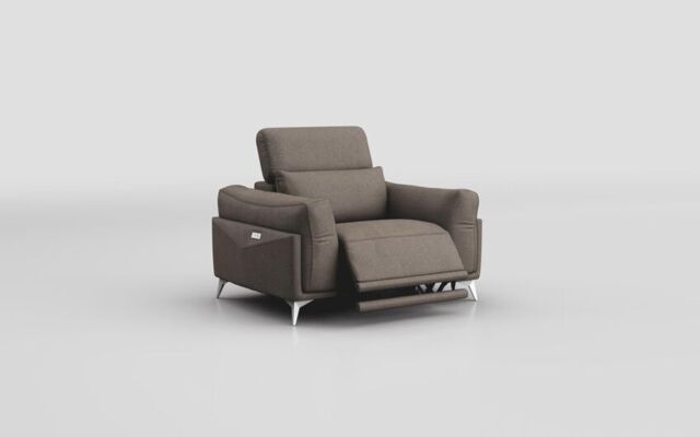 Gattolino Power Recliner Chair with Manual Head Tilt  - poltronesofà at ScS