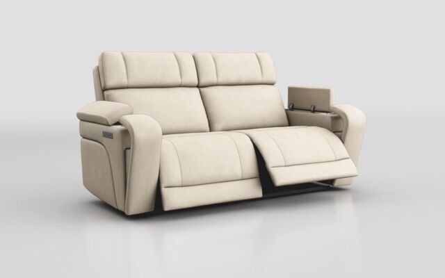 Adstock 3 Seater Power Recliner With Power Head Tilt - poltronesofà at ScS