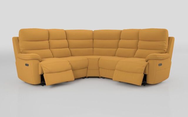 Ossett 2 Corner 2 Power Sofa with Head Tilt - poltronesofà at ScS