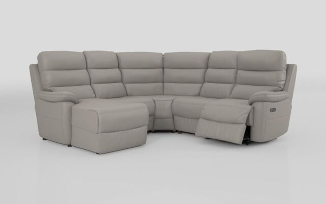 Ossett 2 Corner 2 Left Hand Facing Chaise Right Hand Facing Power Sofa with Head Tilt - poltronesofà at ScS