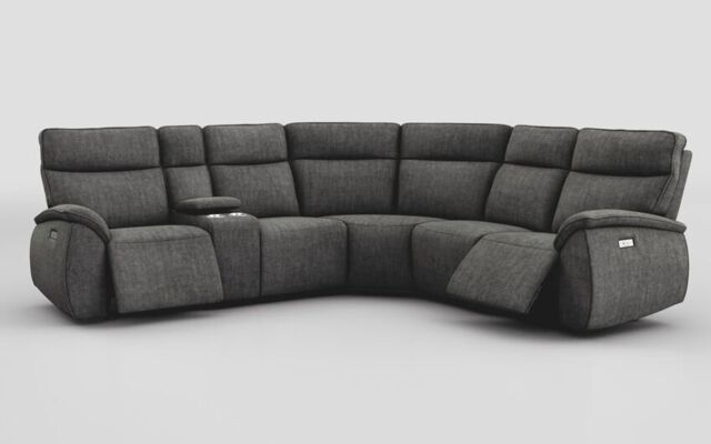 Solara 2 Corner 2 Power with Regular Storage Console - poltronesofà at ScS