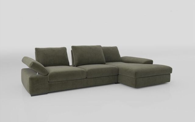 Savazza 4 Seater Sofa with Adjustable Back Rest Right Hand Facing Lounger - poltronesofà at ScS
