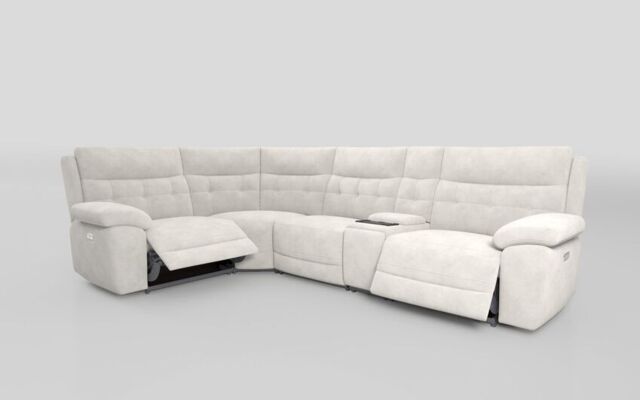 Belford 1 Corner 3 Power Recliner Sofa with Media Console - poltronesofà at ScS