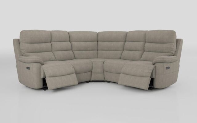 Ossett 2 Corner 2 Power Sofa with Head Tilt - poltronesofà at ScS