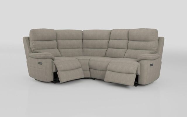 Ossett 1 Corner 2 Power Sofa with Head Tilt  - poltronesofà at ScS
