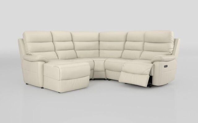 Ossett 2 Corner 2 Left Hand Facing Chaise Right Hand Facing Power Sofa with Head Tilt - poltronesofà at ScS