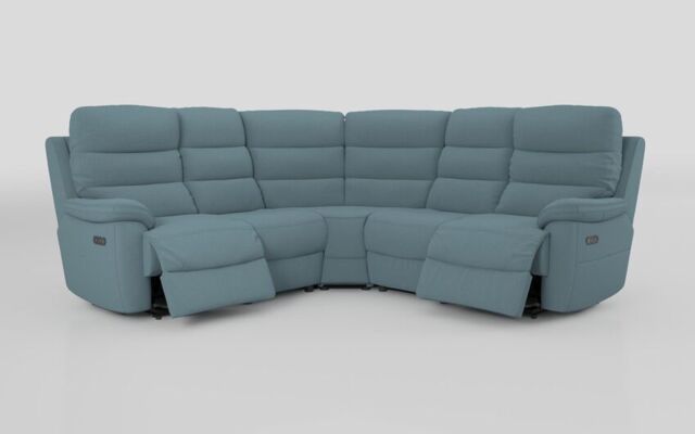 Ossett 2 Corner 2 Power Sofa with Head Tilt  - poltronesofà at ScS