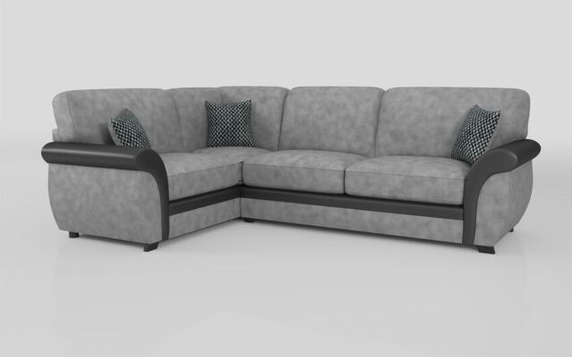 Kadie Fabric 1 Corner 2 Standard Back Sofa  - poltronesofà at ScS
