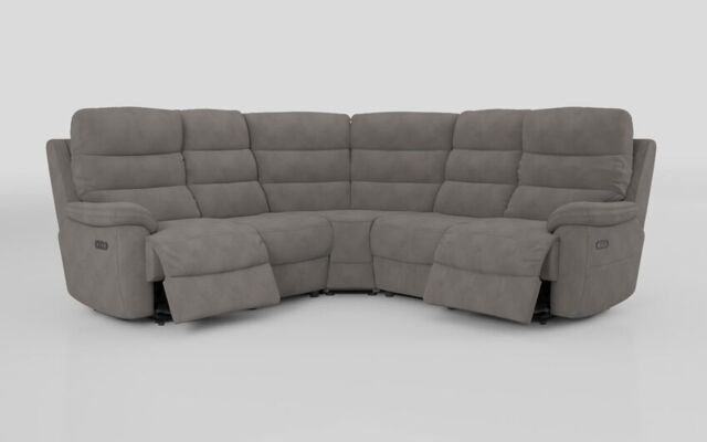 Ossett 2 Corner 2 Power Sofa with Head Tilt - poltronesofà at ScS
